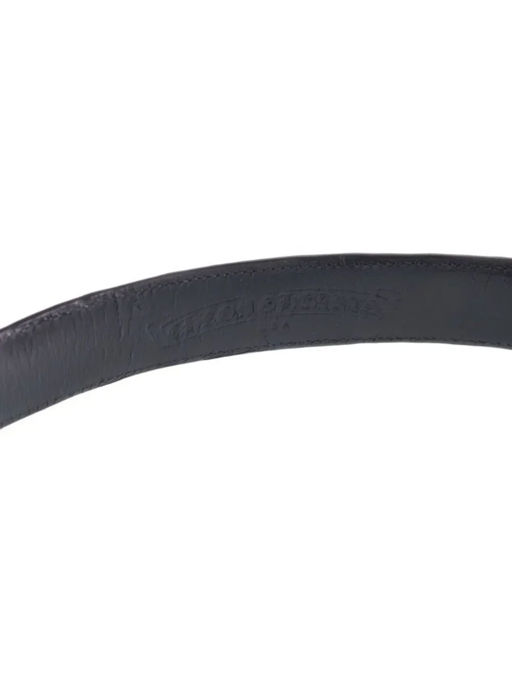 Chrome Hearts Roller Buckle Leather Belt Silver